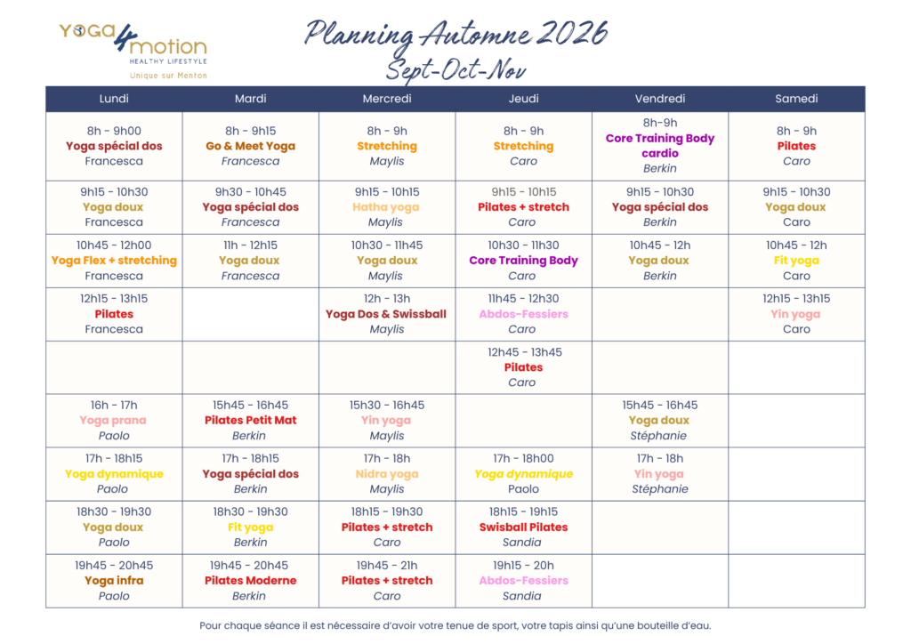 Planning Yoga